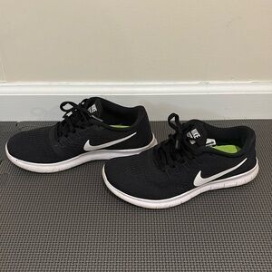 Nike Free RN Flyknit Womens Dark Grey Knit Running Sneakers Shoes Size US 6
